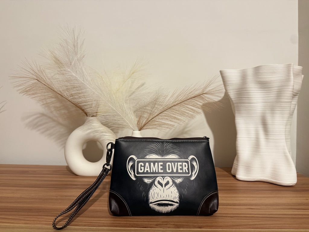 Pochette Scimmia Game Over – Edizione Limitata in Pelle