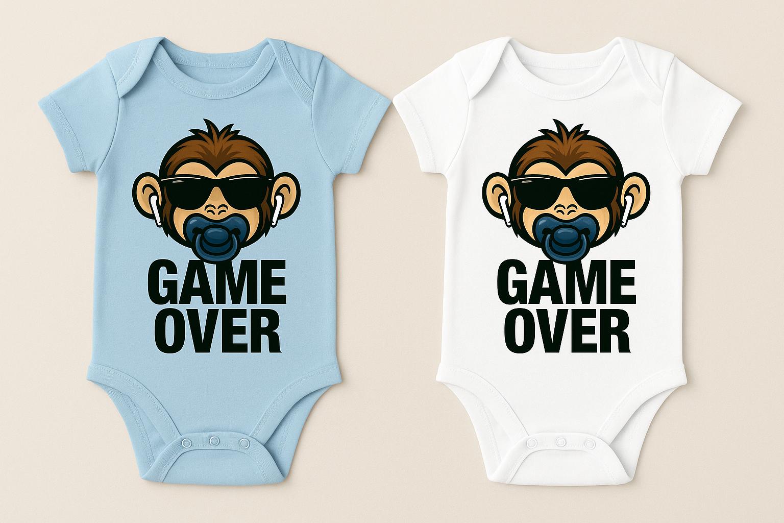 Body Azzurro Scimmia Game Over