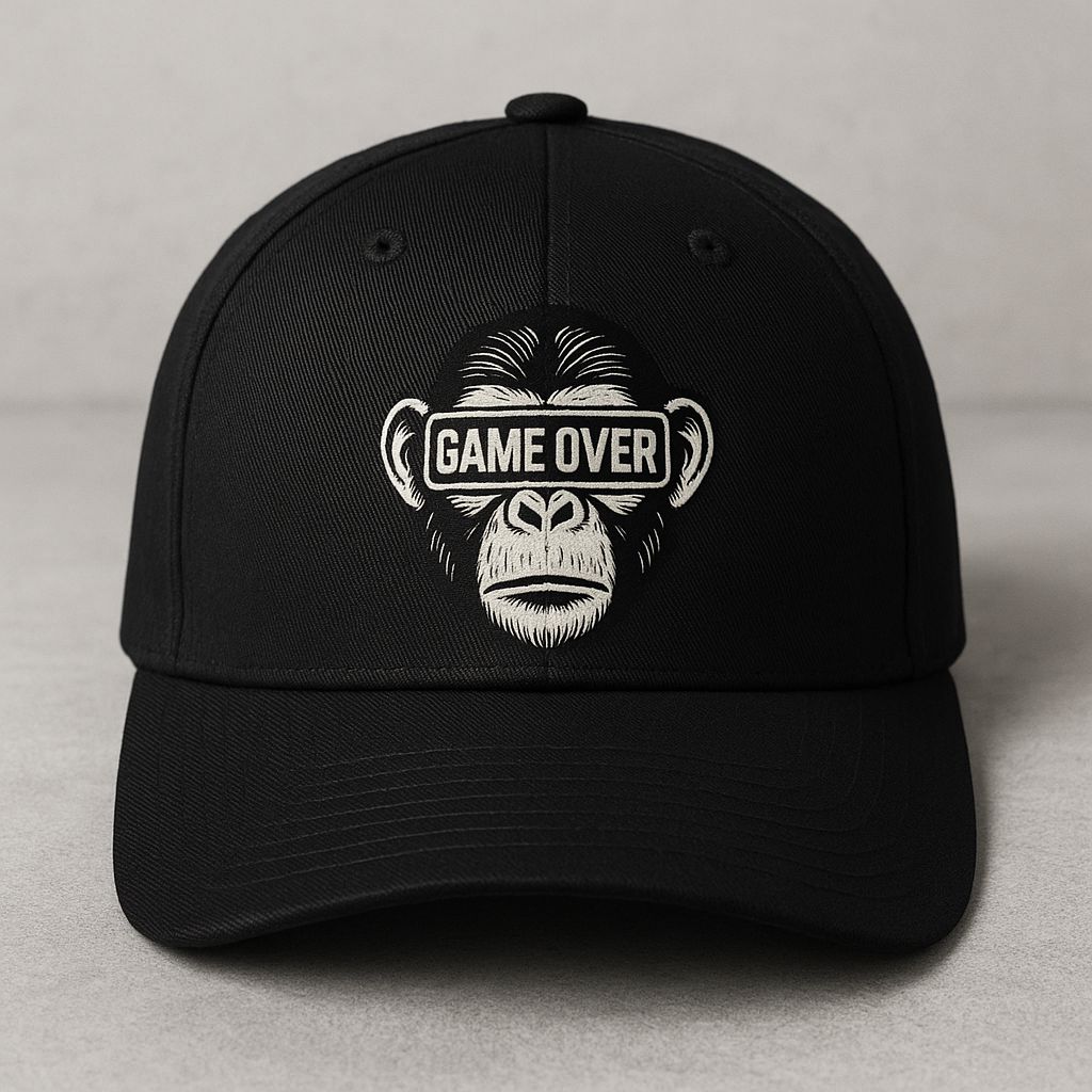 Cappellino vari colori – Scimmia Game Over
