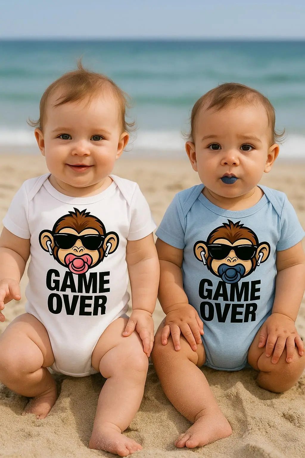 👶 Body per Bambina – “Scimmietta Game Over” - Toplinea